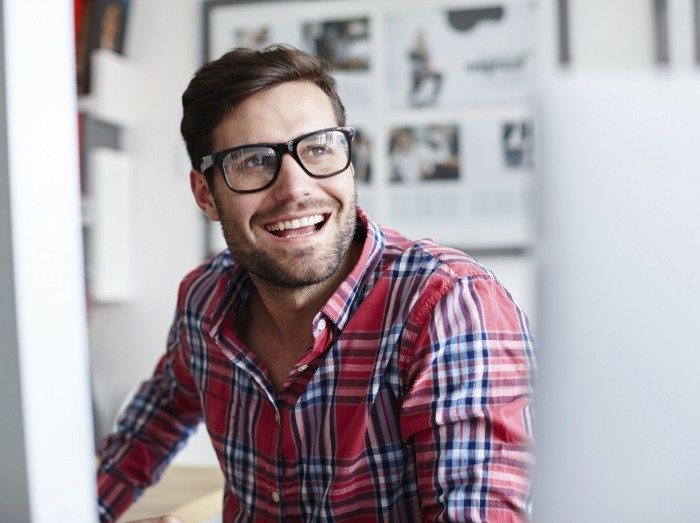 Man sharing healthy smile after preventive dentistry