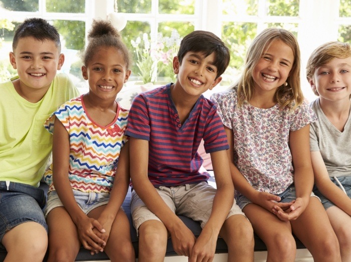 Kids with healthy smiles after children's dentistry in Putnam Connecticut
