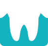 Animated tooth and gums representing gum disease treatment