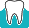 Animated tooth and gum tissue representing gum disease treatment