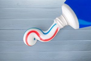 A tube of toothpaste.